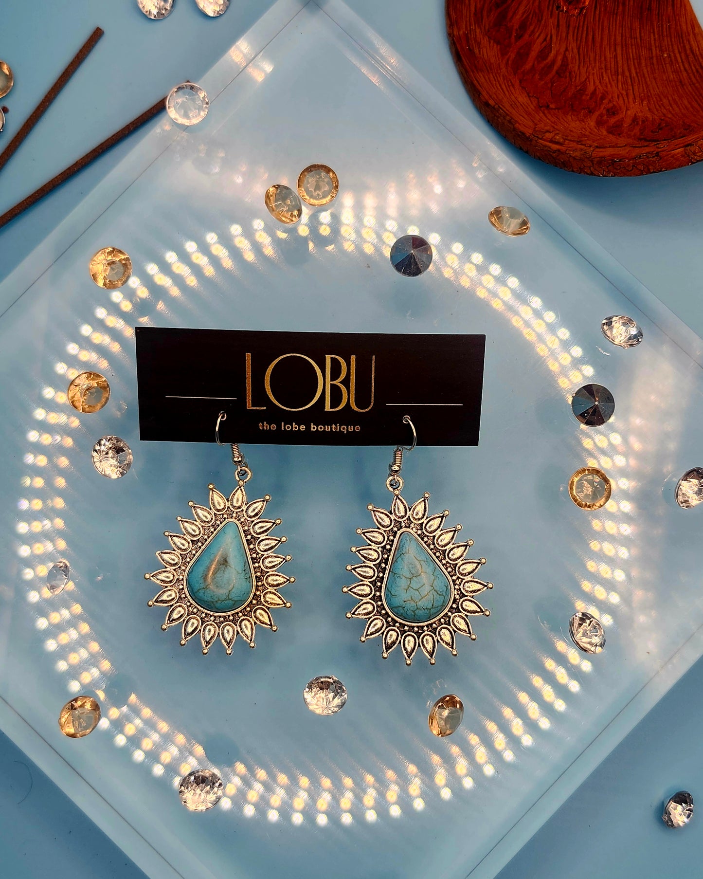 Turquoise Droplets